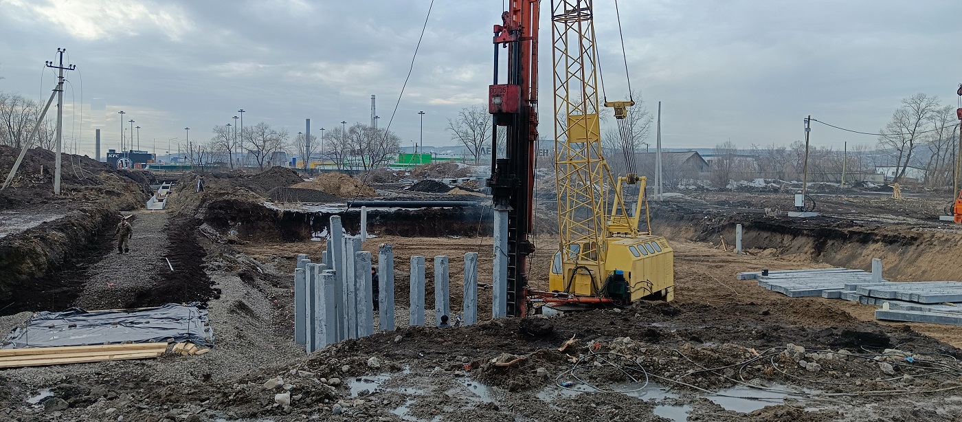 Аренда сваебоя для забивки бетонных свай в Жигулевске